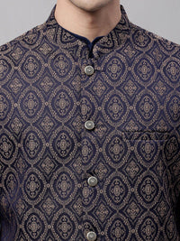 Jompers Men Woven Design Nehru Jacket