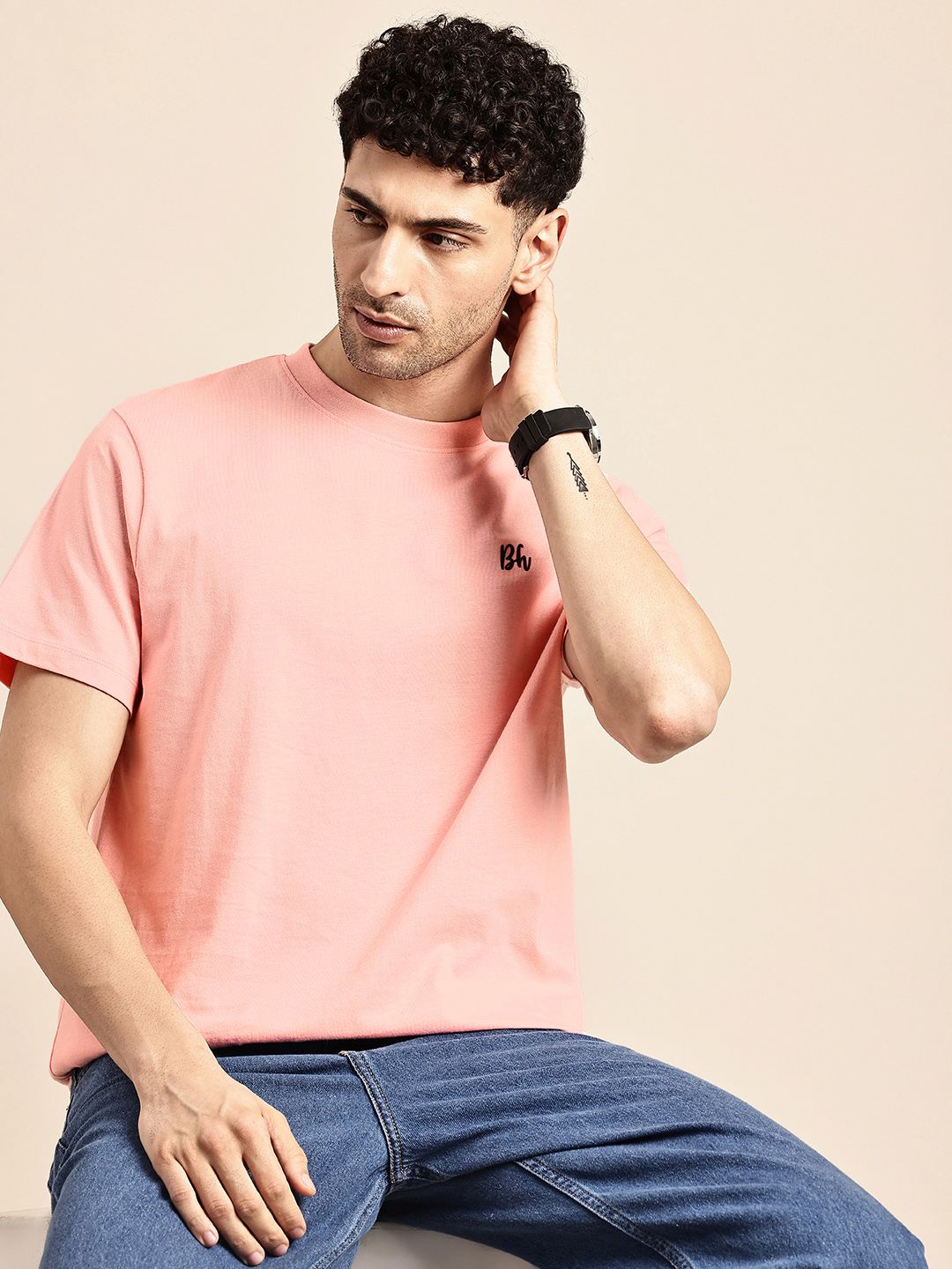 Being Human Crew Neck Pure Cotton T-Shirt