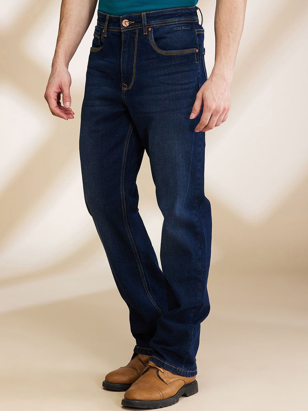 Being Human Men Bootcut Light Fade Jeans