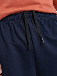 HRX by Hrithik Roshan Men Lifestyle Brand Logo Print Above Knee Shorts