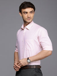 Raymond Slim Fit Micro Checks Opaque Pure Cotton Formal Shirt