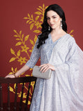 Anouk Printed Pure Cotton Kurta with Trousers & Dupatta