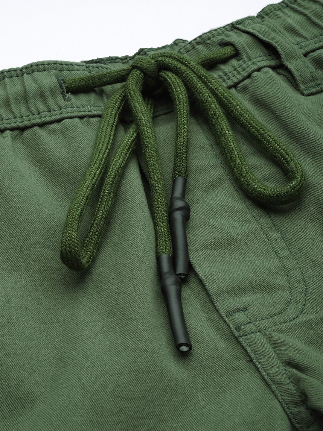 The Indian Garage Co Men Green Joggers Trousers