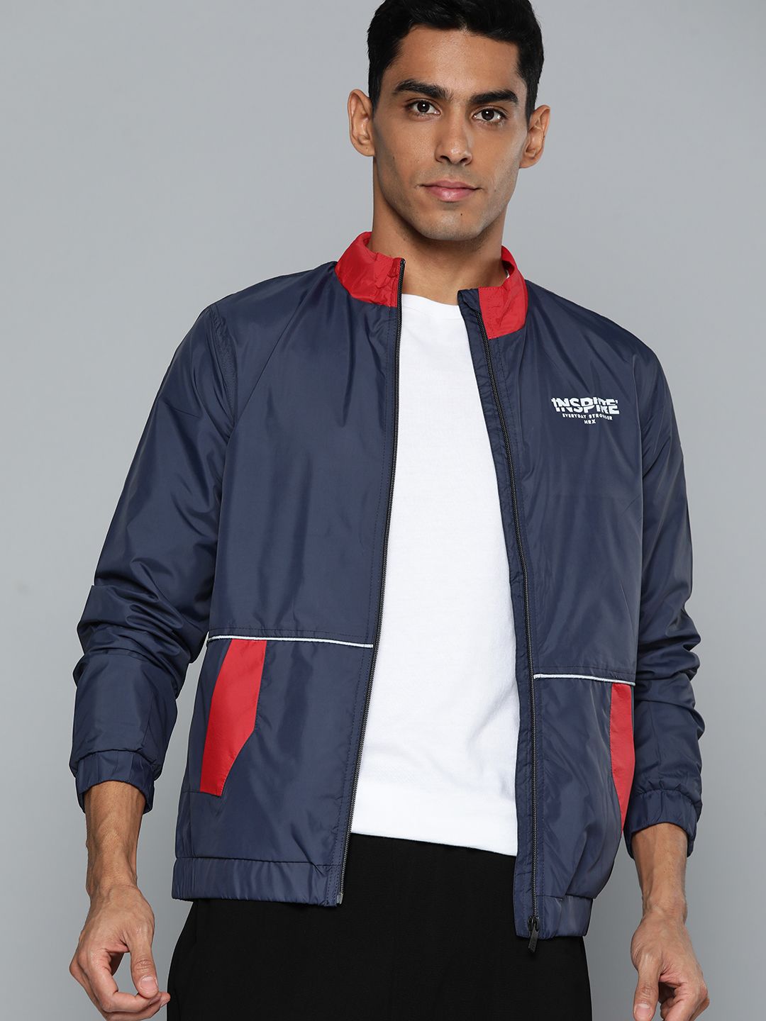 HRX by Hrithik Roshan Solid Tailored Jacket
