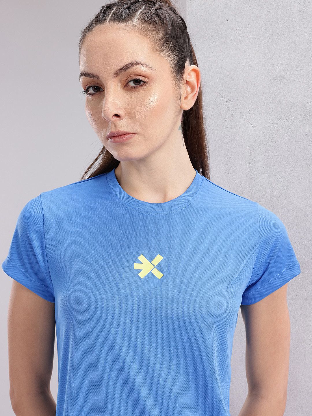 HRX by Hrithik Roshan Couple Collection Typography Printed Running T-shirt