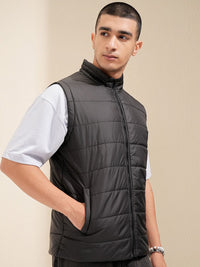 HIGHLANDER Men Self Design Puffer Jacket