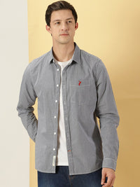 Thomas Scott Classic Slim Fit Micro Checked Pure Cotton Casual Shirt
