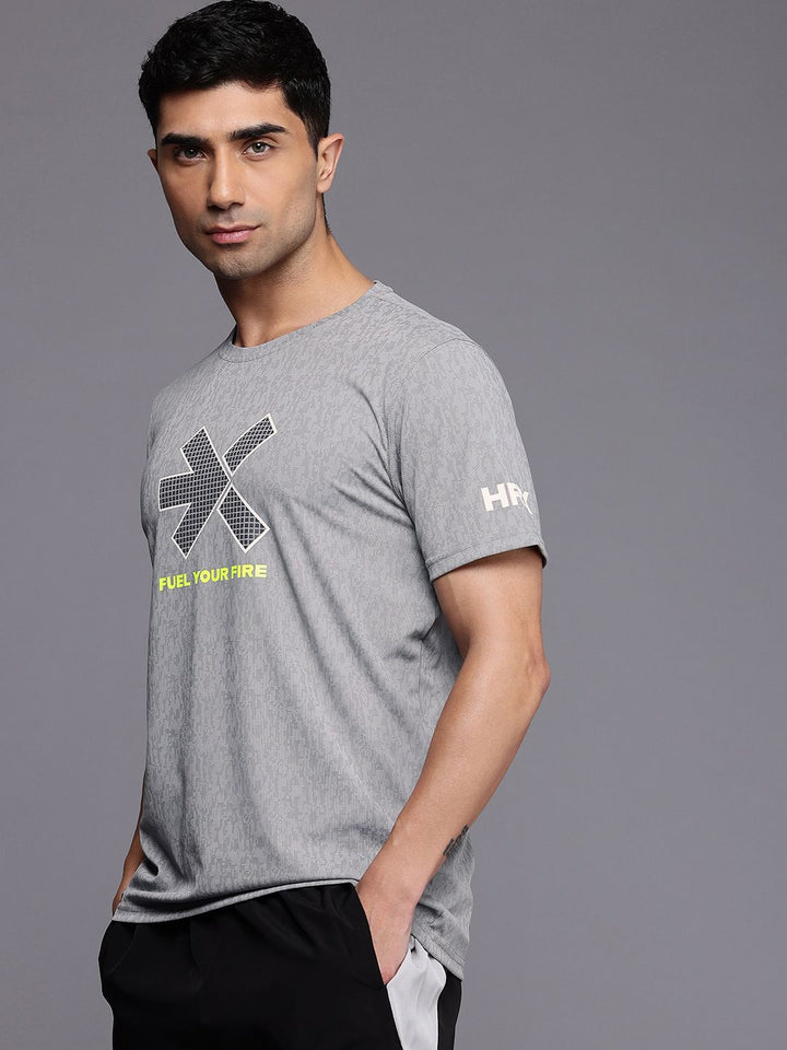 HRX by Hrithik Roshan Typography Printed Training T-shirt