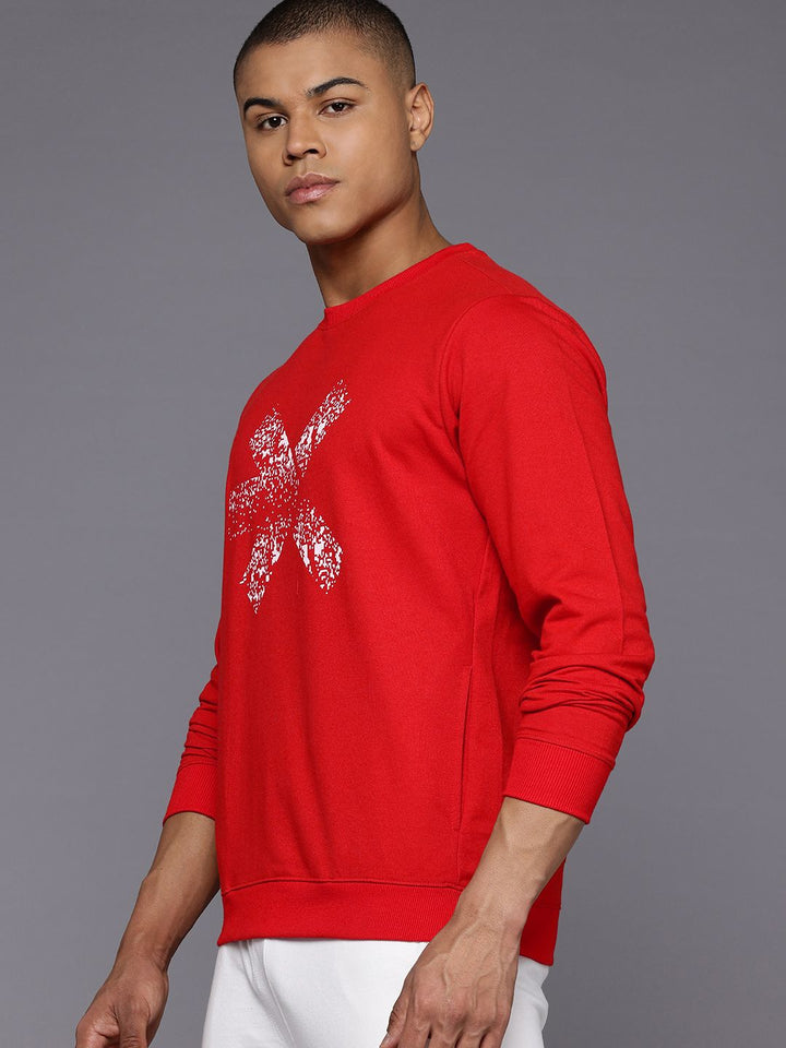 HRX by Hrithik Roshan Men Printed Training Sweatshirt