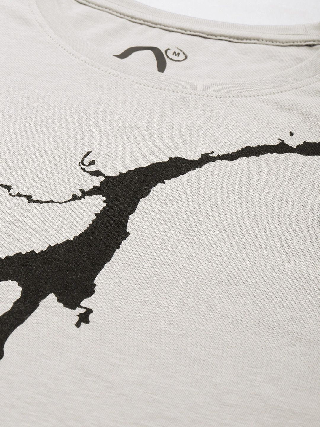 Being Human Abstract Printed Pure Cotton T-shirt