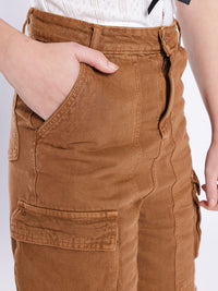 DressBerry Women Cool Edge Denim Cargo Shorts