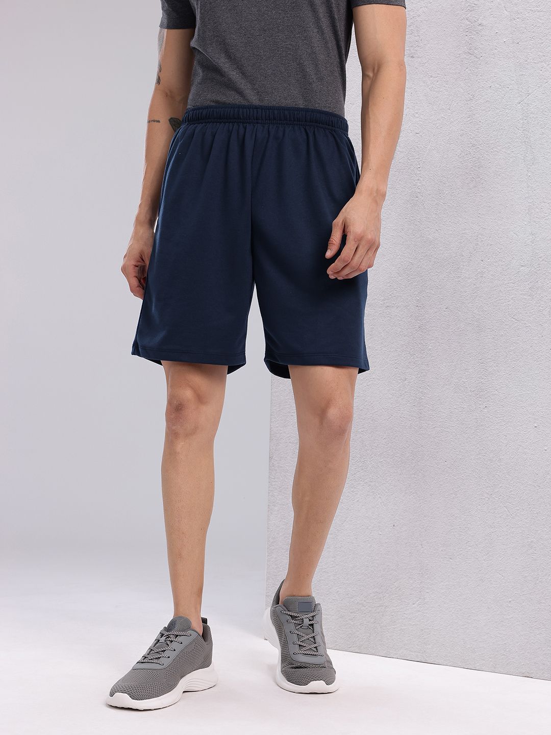 HRX by Hrithik Roshan Men Brand Logo Printed Mid-Rise Lifestyle Shorts