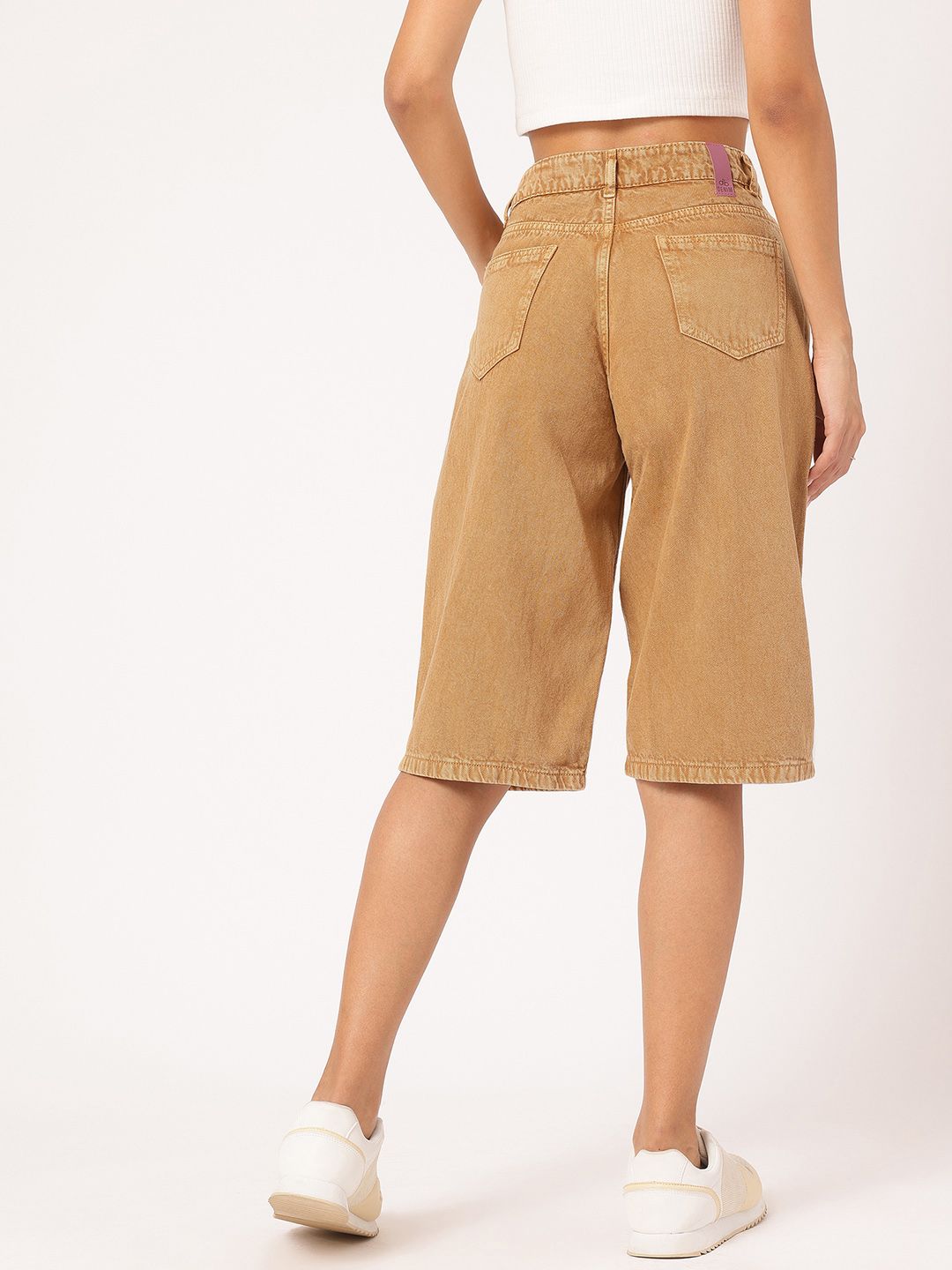 DressBerry Women Carefree Cuts Skater Fit Denim Shorts