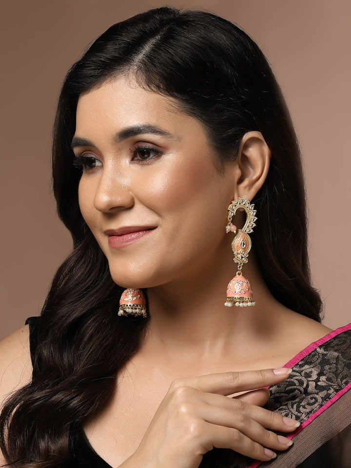 Anouk Contemporary Jhumkas Earrings