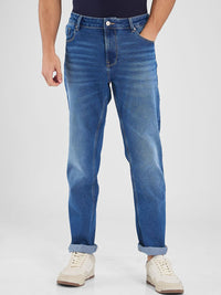 Lelaki Spykar Santai Fit Light Fade Jeans Regangan