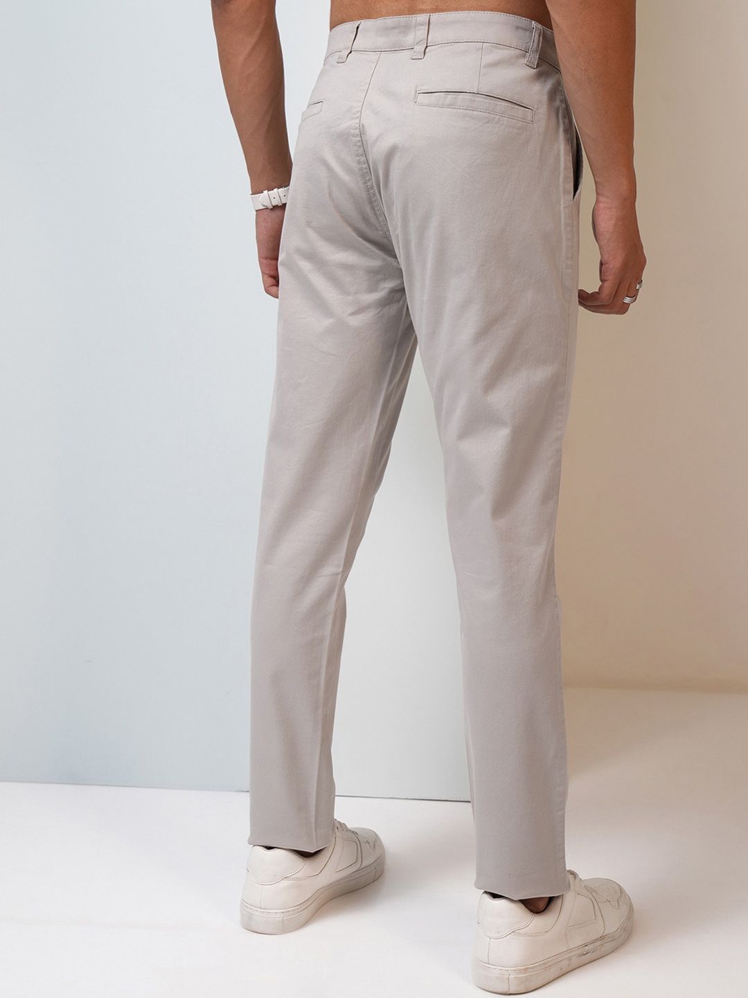 HIGHLANDER Men Soft Feel Twill Chino Trousers