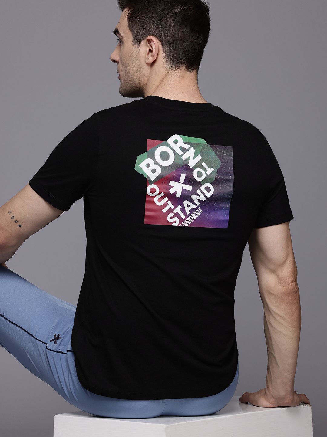 HRX by Hrithik Roshan Men Typography Printed T-shirt