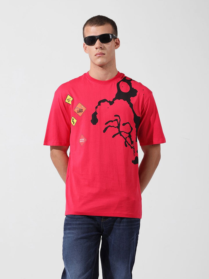 The Indian Garage Co Men Boxy Looney Tunes Printed T-Shirt