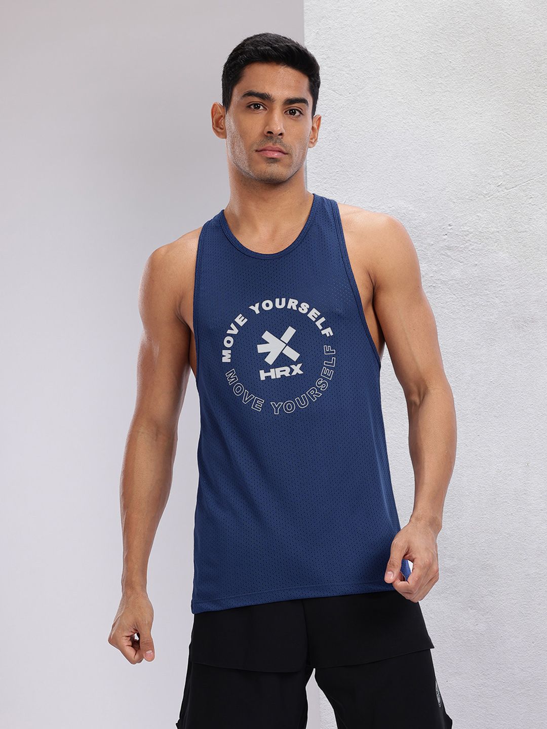 HRX by Hrithik Roshan Men Brand Logo Printed T-shirt