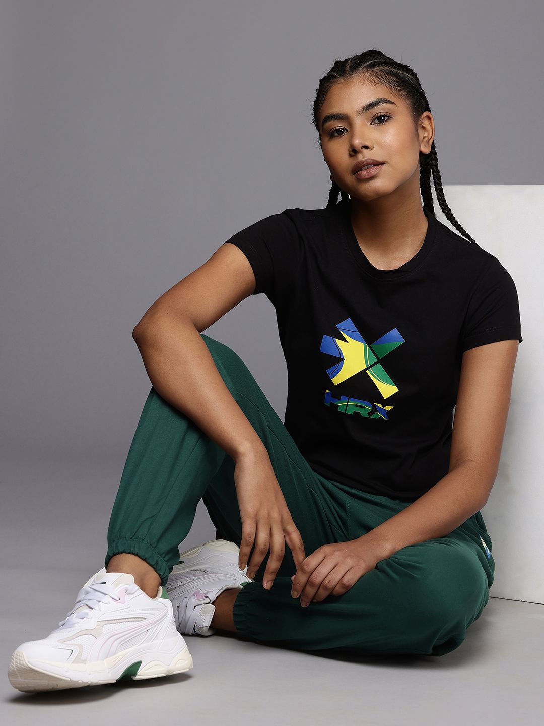 HRX by Hrithik Roshan Women Olympic-Collection Lifestyle Joggers
