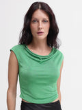 RAREISM Cap Sleeves Styled Back Top
