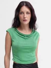 RAREISM Cap Sleeves Styled Back Top