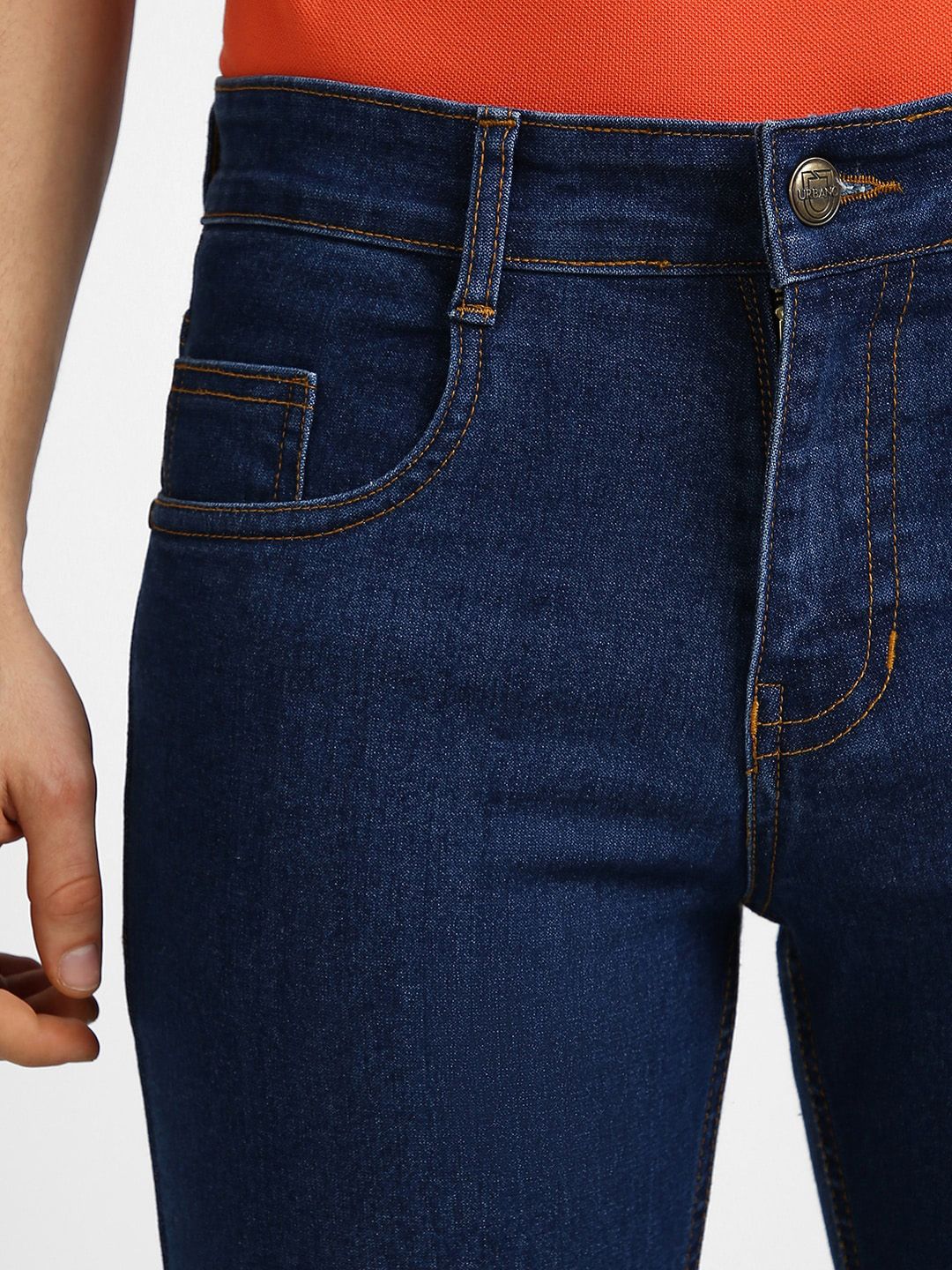 Urbano Fashion Men Mid-Rise Stretchable Jeans