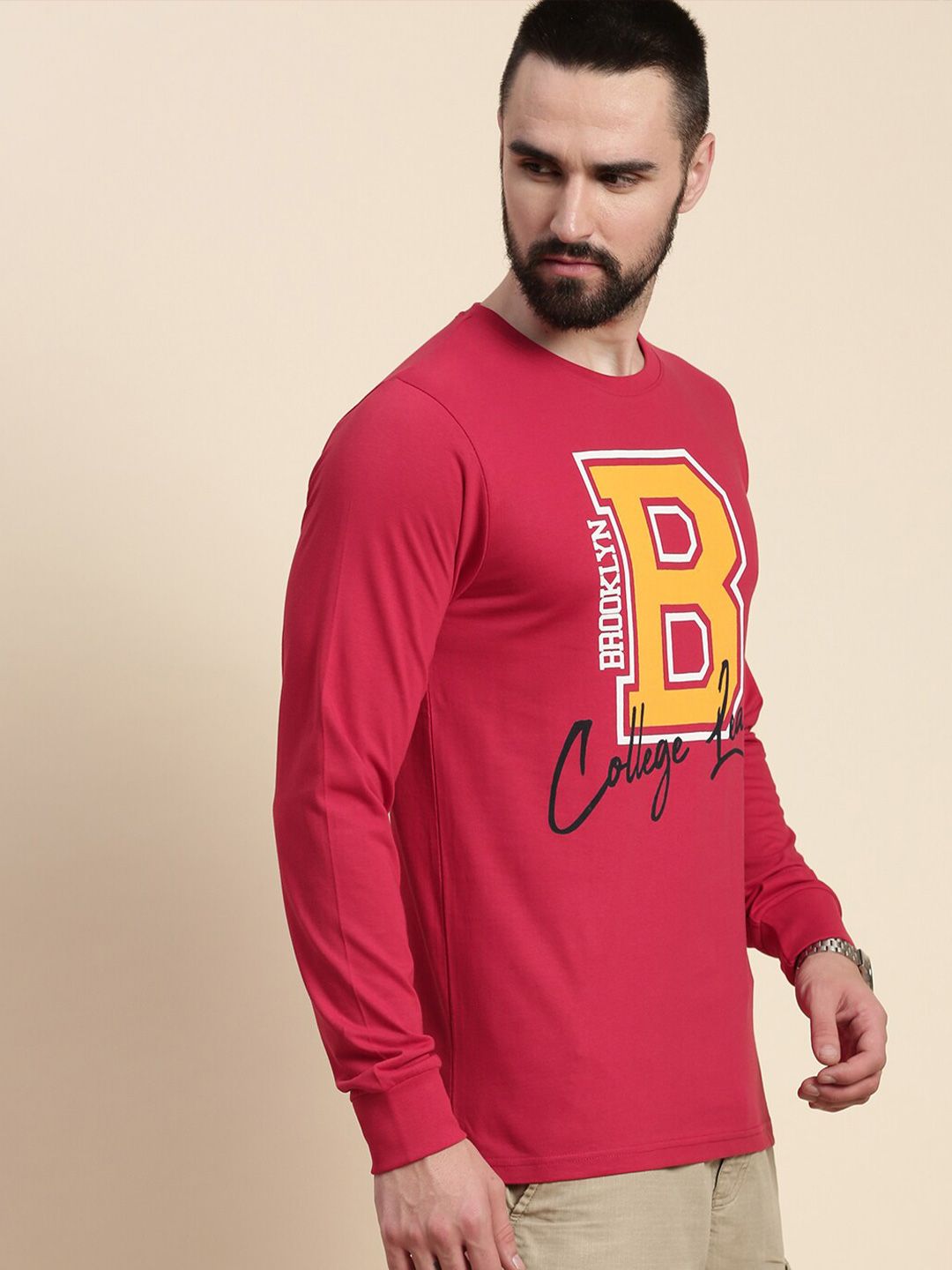 DILLINGER Typography Printed Cotton T-shirt