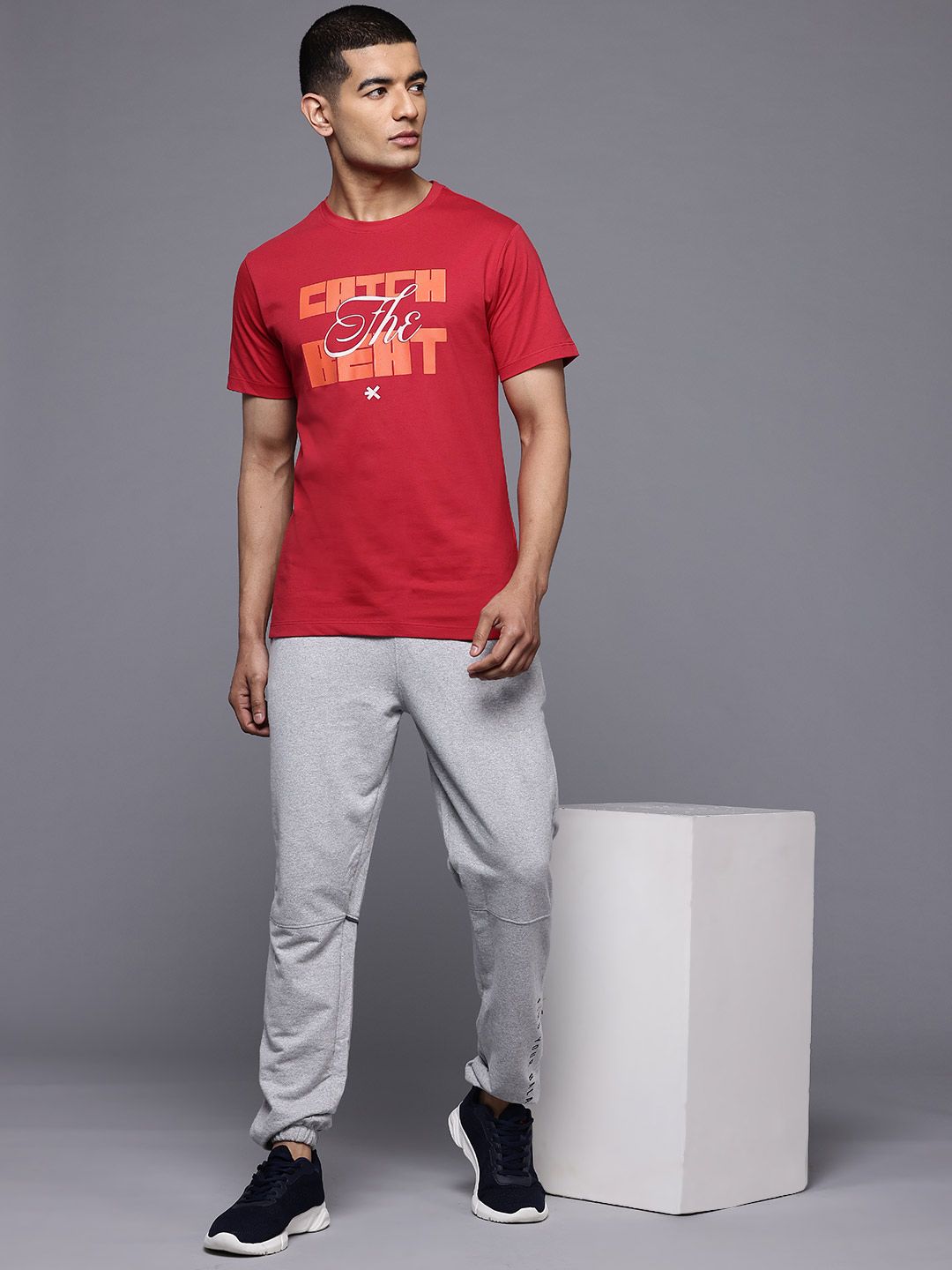 HRX by Hrithik Roshan Typography Printed Lifestyle T-shirt