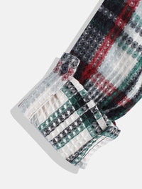 Monte Carlo Boys Checked Textured Shirt