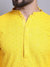 SOJANYA Kurta Kapas Tulen Bersulam Labuci Mandarin Kolar Mandarin