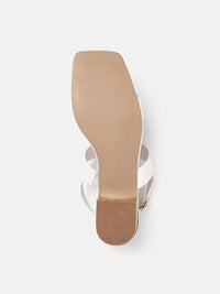 Lino Perros Open Toe Block Heels