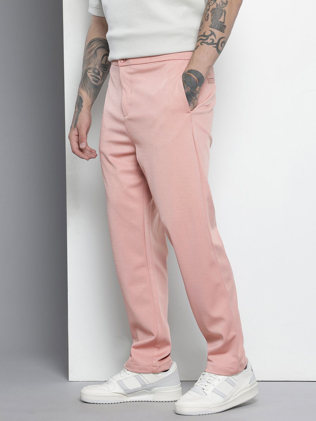 The Indian Garage Co Men Relaxed Fit Trousers