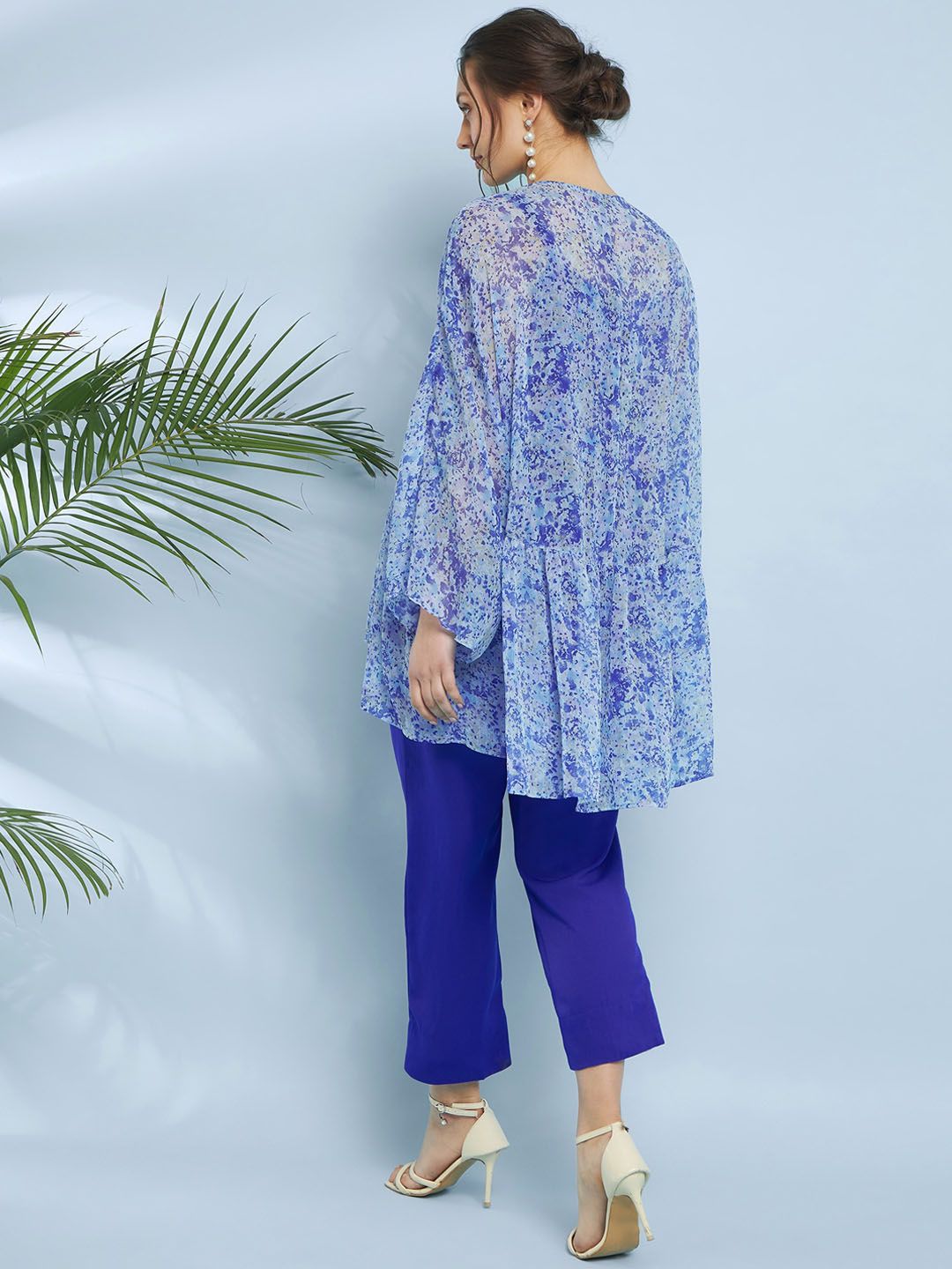 Antheaa Printed Tunic With Trousers