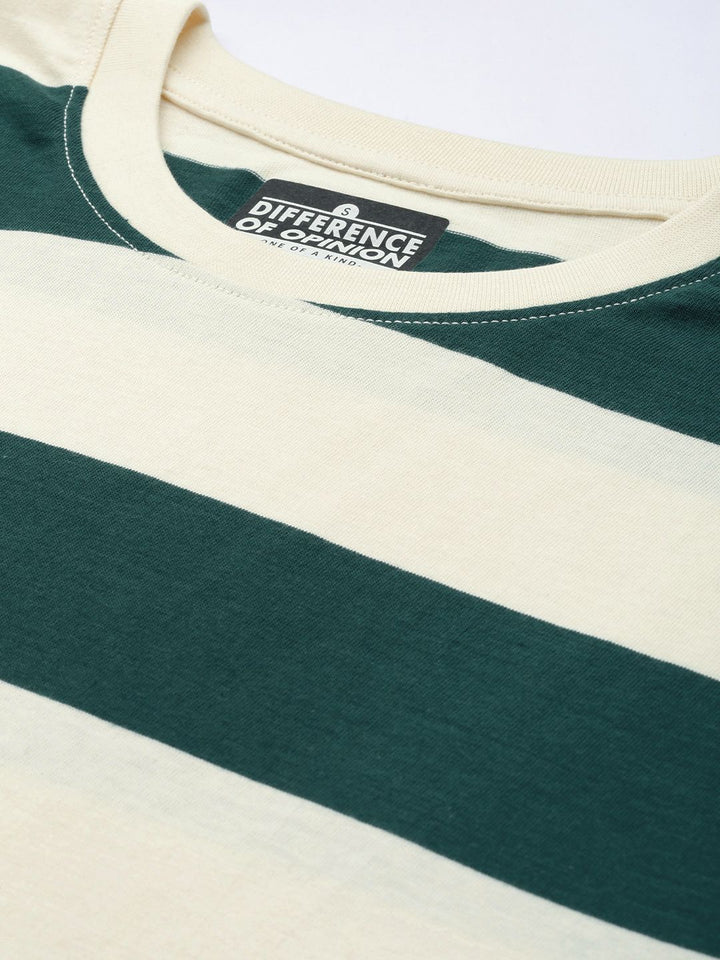 Difference of Opinion Women Striped Loose T-shirt
