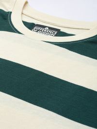 Difference of Opinion Women Striped Loose T-shirt