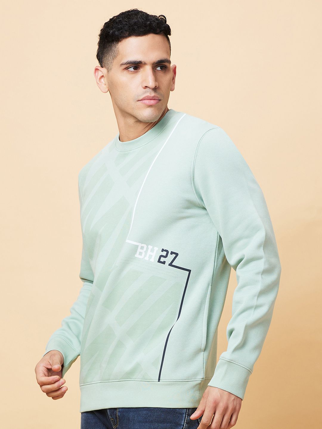 Being Human Men Printed Sweatshirt