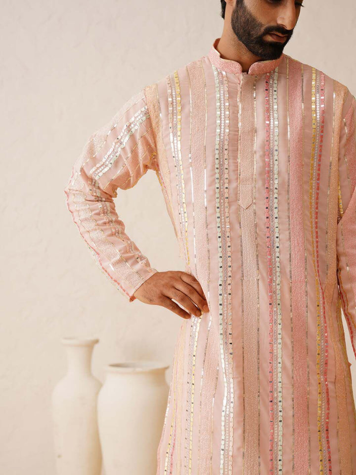 SOJANYA LUXE Kurta Biasa Sulam dengan Piyama