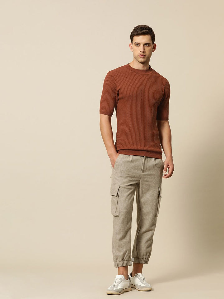Mr Bowerbird Tailored Fit Cable Knit Pullover