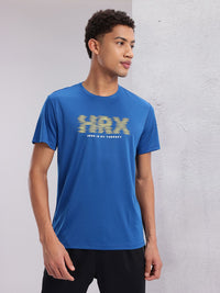 HRX by Hrithik Roshan Couple Collection Brand Logo Printed Rapid-Dry Training T-shirt