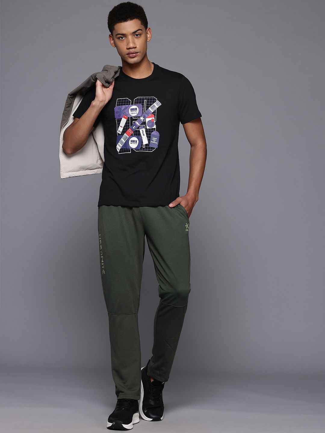 HRX by Hrithik Roshan Men Printed Lifestyle T-shirt