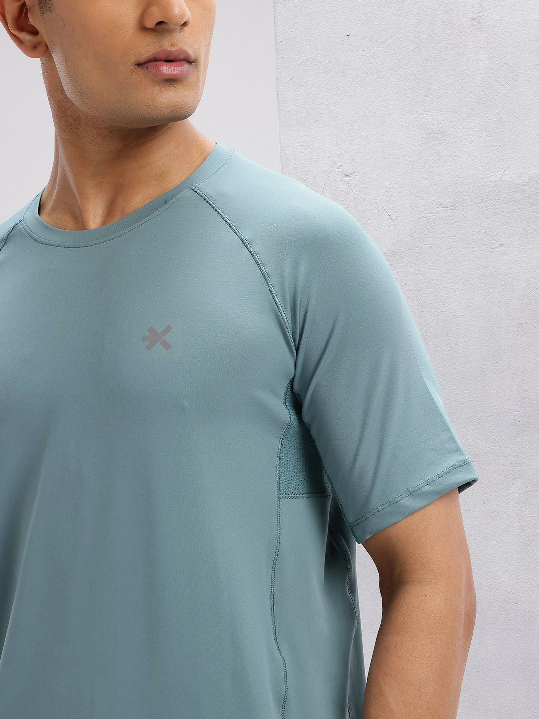 HRX by Hrithik Roshan Mesh Panel Back Rapid-Dry Training T-shirt