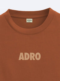 ADRO Men Printed V-Neck Applique T-shirt