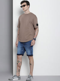 The Indian Garage Co Men Faded Denim Shorts