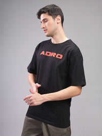 ADRO Men Typography Printed T-shirt