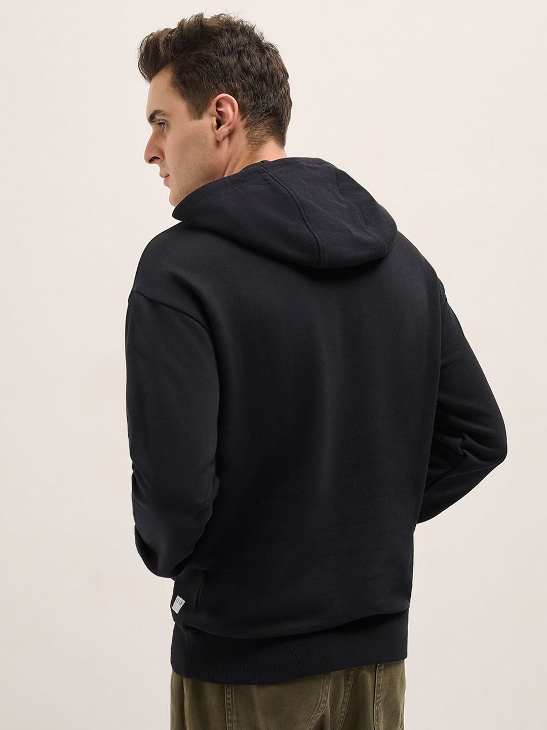 THE BEAR HOUSE Men Printed Hooded Sweatshirt