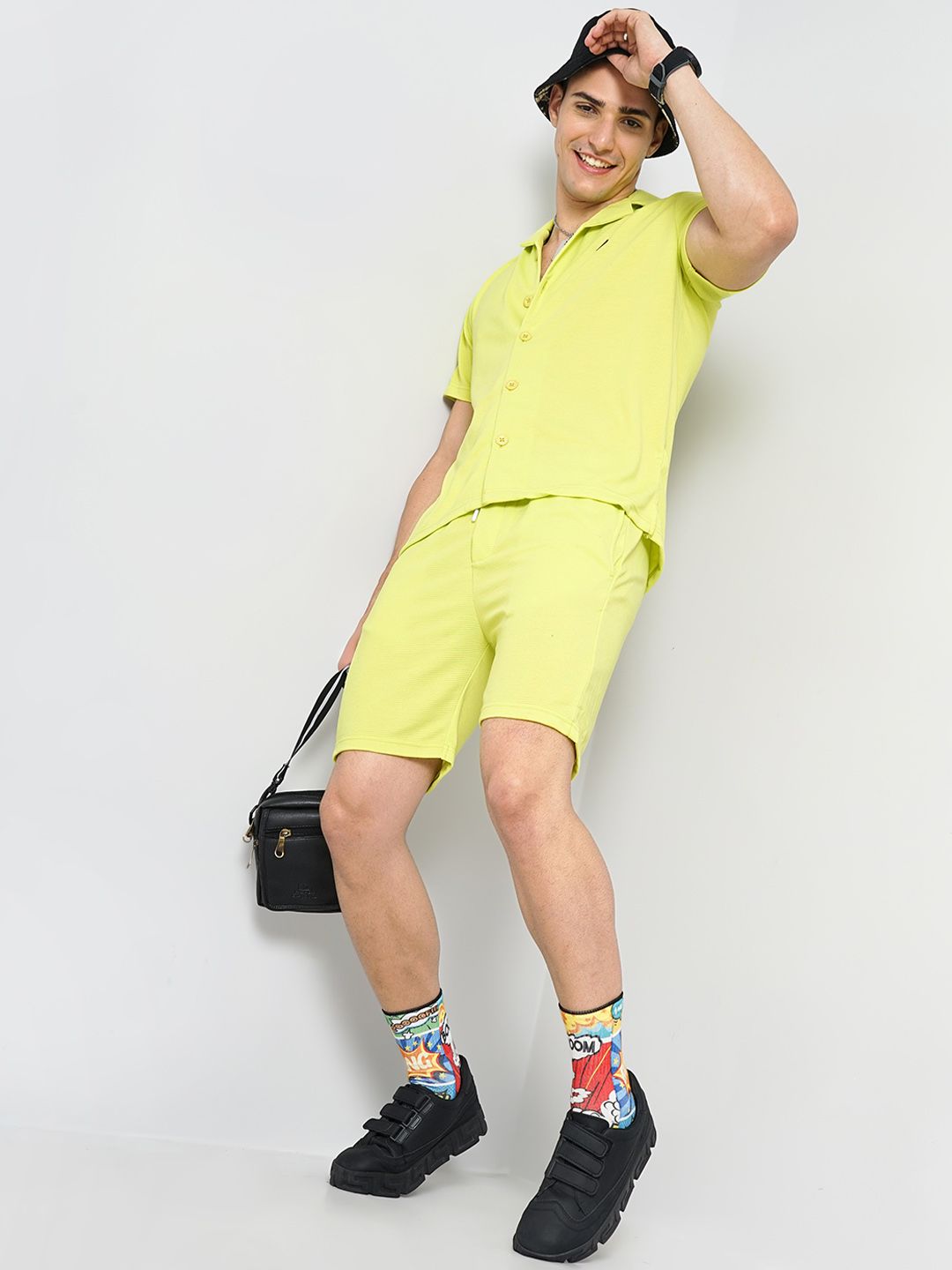 The Indian Garage Co Short Sleeves Shirt With Shorts Co-Ord
