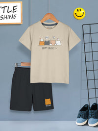 HELLCAT Pack 2 Boys Printed T-shirt with Shorts