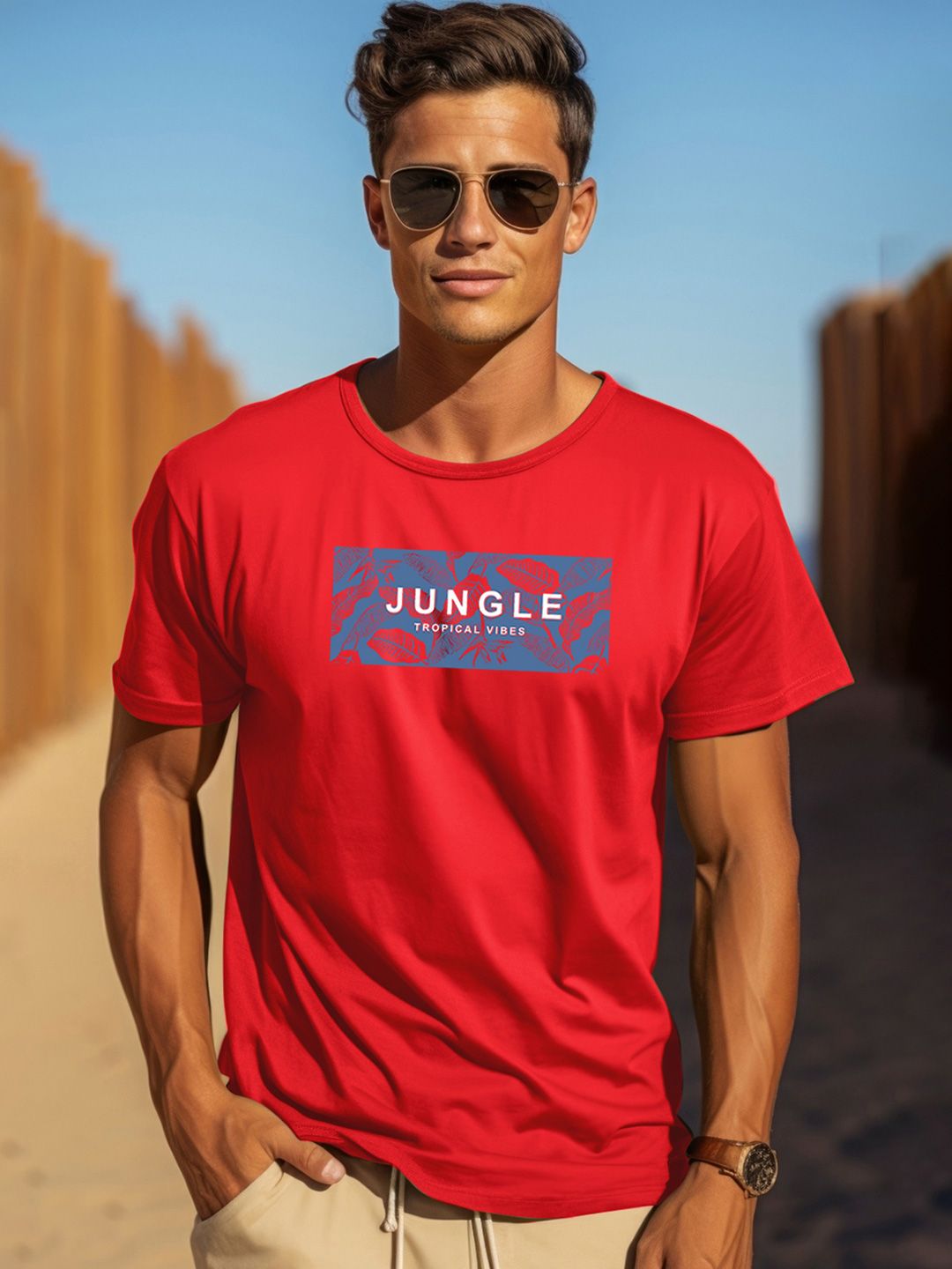 ADRO Men Printed T-shirt