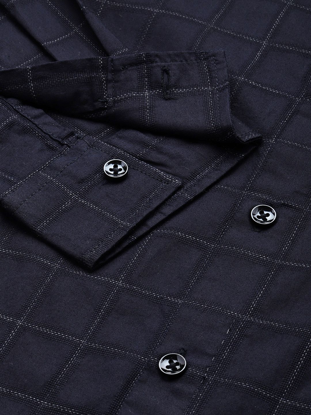 The Indian Garage Co Slim Fit Checked Casual Shirt
